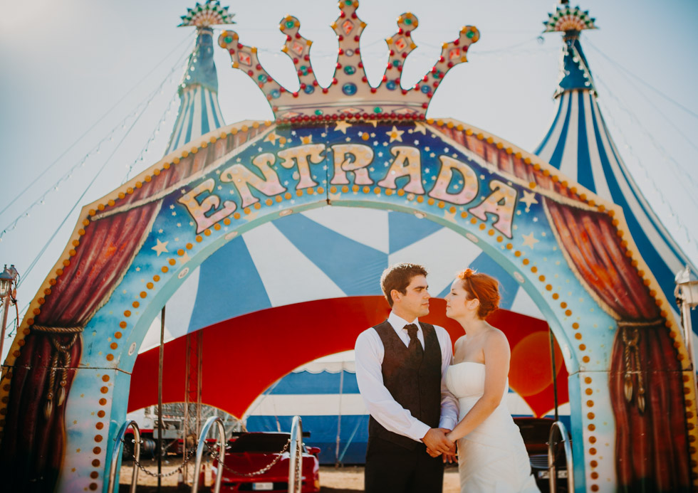 boda en un circo