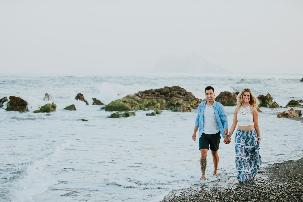 Engagement photos in Marbella